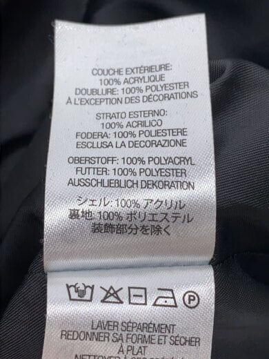 商品画像：L/アクリル/ブラック/ストライプ/23SS/Pinstripe Varsity Zip Up Sweater 4