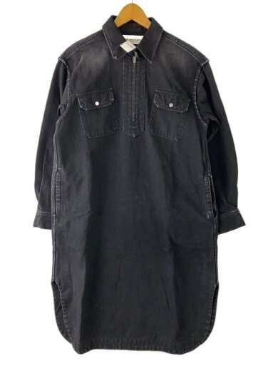商品画像：長袖ワンピース/34/コットン/BLK/24AMSOP02// 1