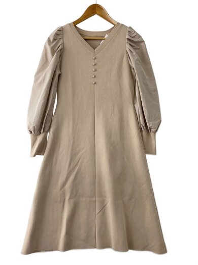 商品画像：STORYコラボ/長袖ワンピース/36/コットン/BEG/CWN0205050 1