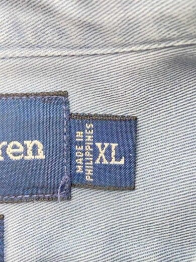 商品画像：長袖シャツ/XL/コットン/BLU/BLAKE/90s 4