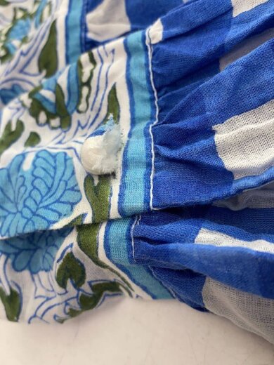 商品画像：sz blockprints/長袖ワンピース/S/コットン/BLU/3510300290 6