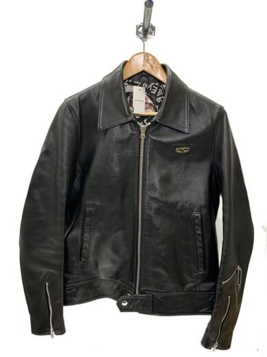 商品画像：×HYSTERIC GLAMOUR/シングルライダースジャケット/S/馬革/BLK/02191LB02 1