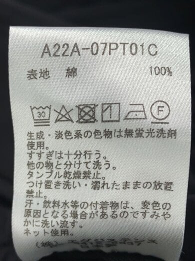 商品画像：CLASSIC FIT EASY PANTS/イージーパンツ/2/コットン/BLK/A22A-07PT01C// 6