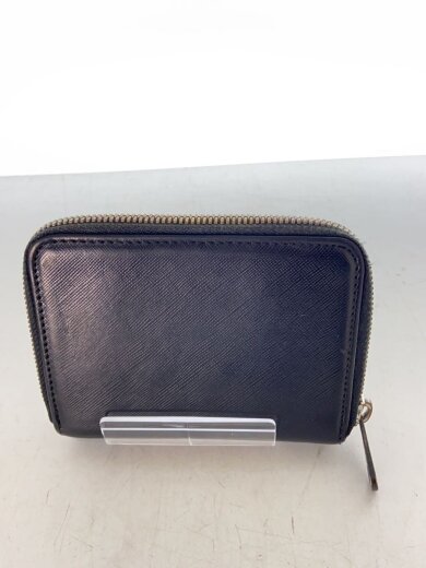 商品画像：2つ折り財布/レザー/BLK/メンズ 2