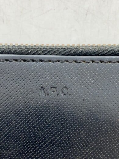 商品画像：2つ折り財布/レザー/BLK/メンズ 3