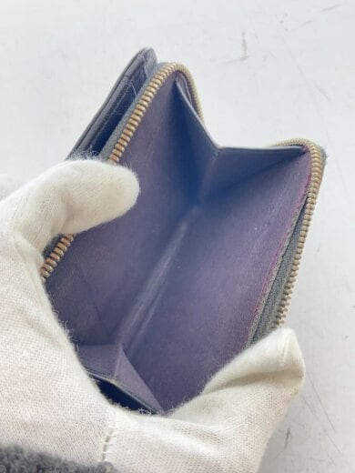 商品画像：2つ折り財布/レザー/BLK/メンズ 5