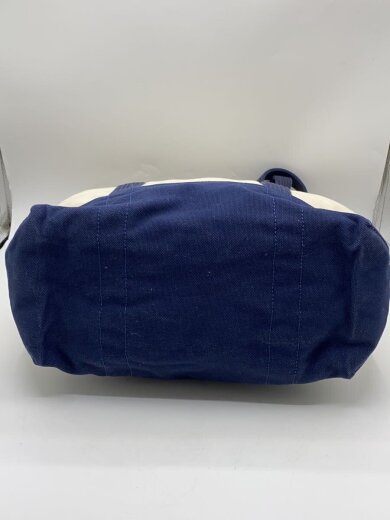 商品画像：トートバッグ/コットン/WHT/キャンバス/汚れ/金具青サビ有 4