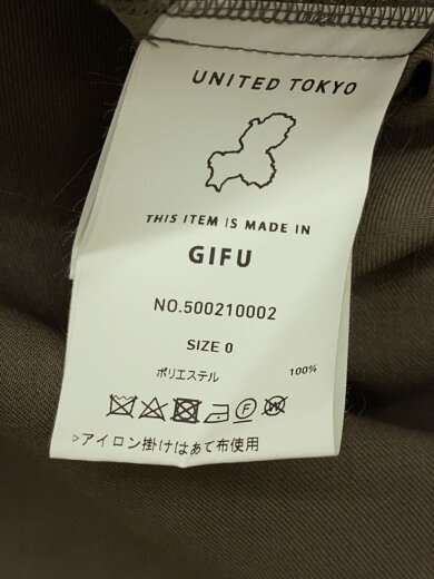 商品画像：長袖ワンピース/0/ポリエステル/KHK/500210002/アシメプリーツシャツワンピース// 4