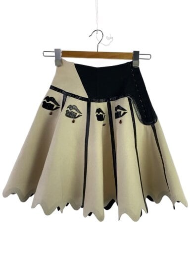 画像：UNDERCOVERD2/スカート/1/ウール/CRM/L1601-11