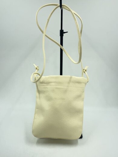 商品画像：ショルダーバッグ/レザー/巾着/WHT/BBU029// 3