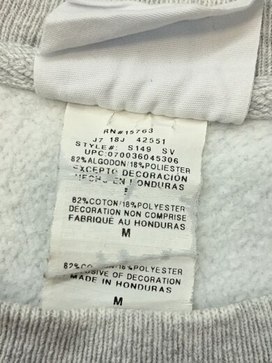 商品画像：スウェット/M/コットン/GRY/プリント/REVERSE WEAVE/青タグ 復刻// 4