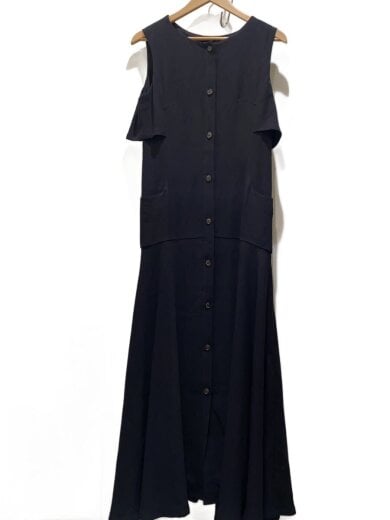 商品画像：ノースリーブワンピース/2/ヘンプ/BLK/AP2519-BK// 1