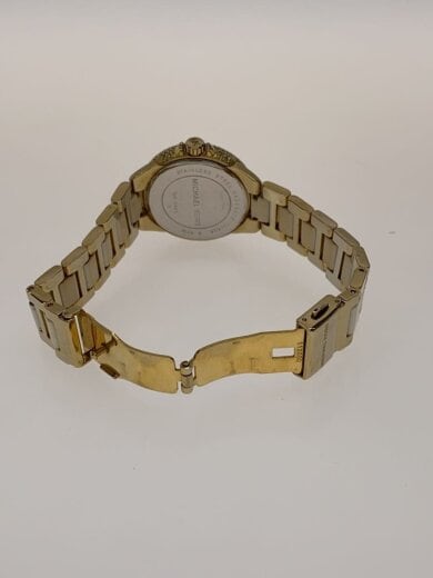 商品画像：クォーツ腕時計/アナログ/ステンレス/WHT/GLD/MK-5945 4