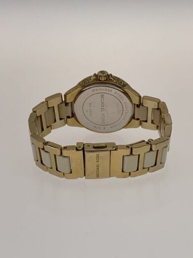 商品画像：クォーツ腕時計/アナログ/ステンレス/WHT/GLD/MK-5945 5