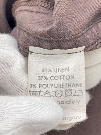 商品画像：ジャケット/S/リネン/BRW 4