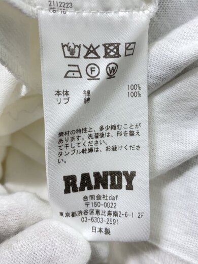 商品画像：長袖Tシャツ/2/コットン/WHT 5