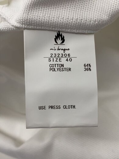 商品画像：長袖シャツ/40/コットン/WHT 3