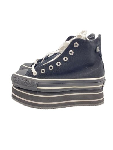 商品画像：ハイカットスニーカー/23.5cm/BLK 1