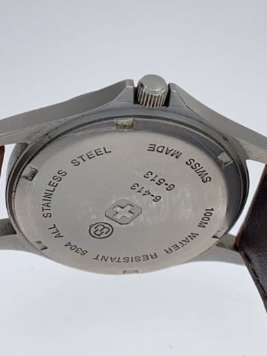 商品画像：クォーツ腕時計/アナログ/レザー/BLK/BRW 3