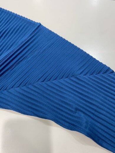 商品画像：D/プリーツカーディガン/3/ポリエステル/BLU/HP41JL181 8