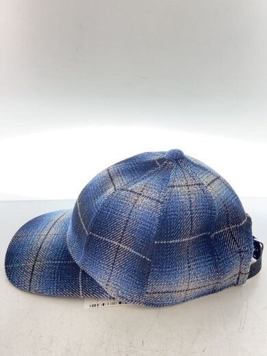 商品画像：キャップ/--/ポリエステル/BLU/チェック/メンズ/20-C109 2