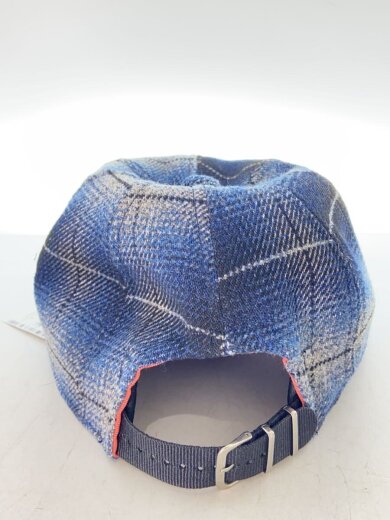 商品画像：キャップ/--/ポリエステル/BLU/チェック/メンズ/20-C109 3