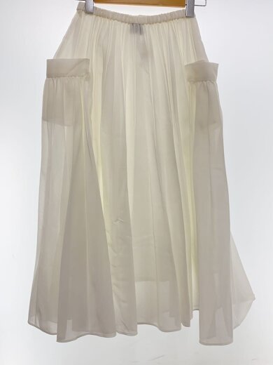 商品画像：ロングスカート/--/ポリエステル/WHT/1524-162-5246 2