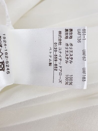 商品画像：ロングスカート/--/ポリエステル/WHT/1524-162-5246 6