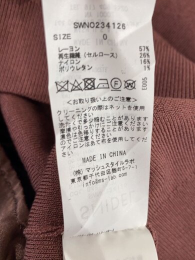 商品画像：セットアップ/0/レーヨン/BRW/総柄/SWNO234126 4