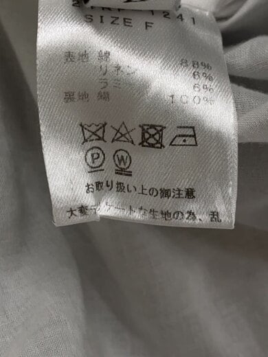 商品画像：長袖ブラウス/FREE/コットン/GRY/チェック/24RF-1241// 5