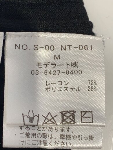 商品画像：ニット・セーター(厚手)/M/レーヨン/BLK/S-00NT-061 4