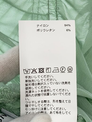 商品画像：シースルーシャーリングトップ/FREE/ナイロン/GRN/21251415208 5