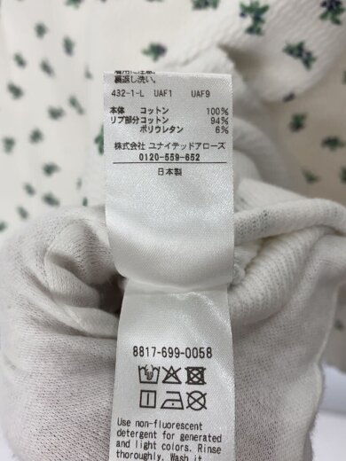 商品画像：半袖カットソー/--/コットン/WHT/花柄/8817-699-0058// 4