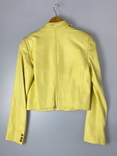 商品画像：I/レザージャケット・ブルゾン/42/羊革/YLW/S32BN0149/汚れ有 2