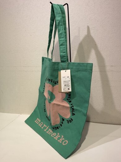 商品画像：トートバッグ/コットン/GRN/vankka unikko placement// 2
