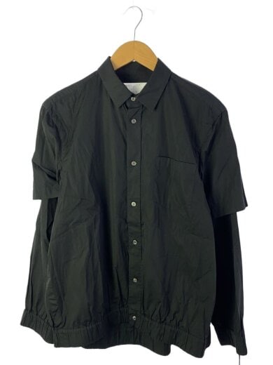 商品画像：J/Cotton Poplin Shirt/長袖シャツ/1/コットン/BLK/24-03465M 1