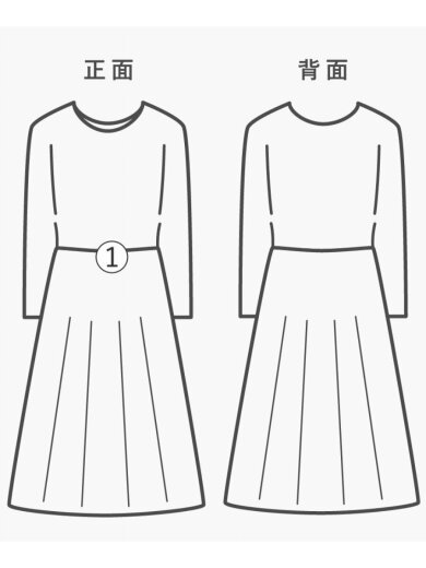 商品画像：長袖ワンピース/38/コットン/CML/531-0110226// 7