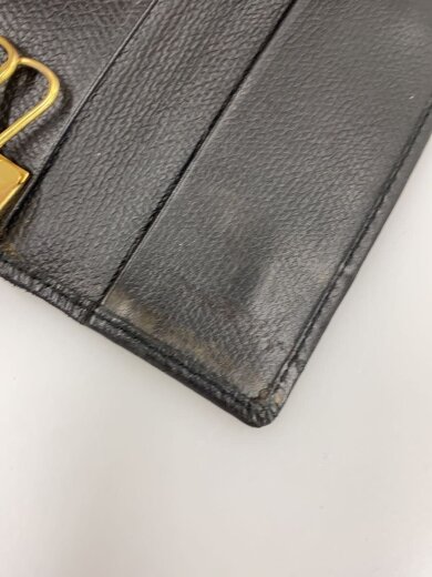 商品画像：ココボタン/6連フック/キーケース/--/BLK/レディース/金具メッキハガレ、ふちスレ有 6