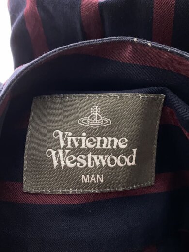 商品画像：I/長袖シャツ/バンドカラーロングシャツ/コットン/NVY/ストライプ/VW-LP-77803 3