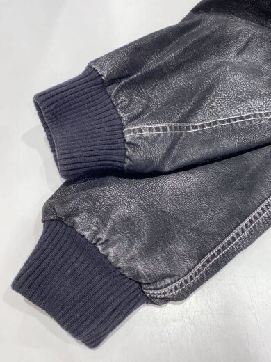 商品画像：24SS/フロントメタルロゴコーティングパーカー/2/レーヨン/BLK/2401100203 6