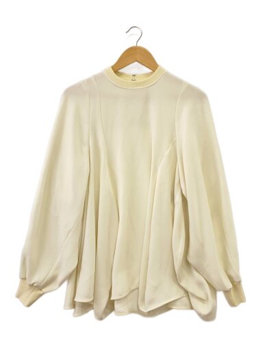 商品画像：CURVE-DRAPE PULLOVER/38/ポリエステル/IVO/300GS230-0980 1