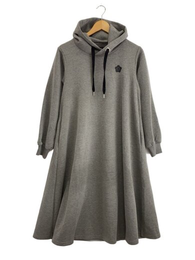 商品画像：長袖ワンピース/M/レーヨン/GRY/224-404700-020-3 1