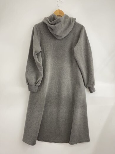 商品画像：長袖ワンピース/M/レーヨン/GRY/224-404700-020-3 2
