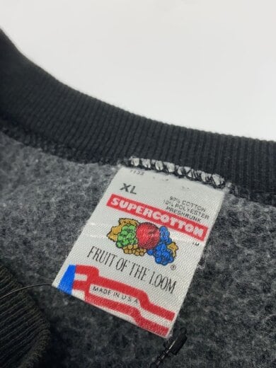 商品画像：スウェット/XL/コットン/BLK/プリント/USA製/90s// 3