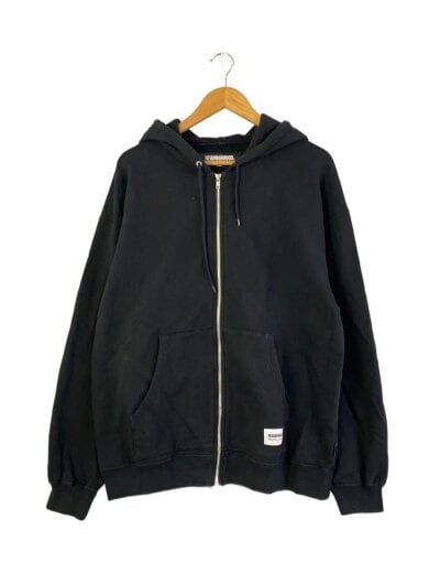 商品画像：S/CLASSIC SWEAT/ジップパーカー/L/コットン/BLK/プリント/242FPNH-CSM05// 1