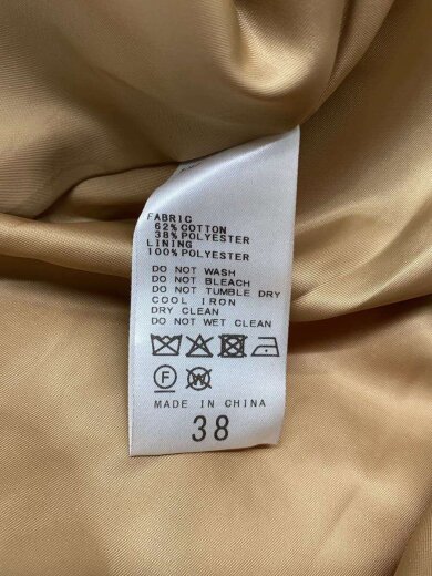 商品画像：コート/36/コットン/BEG/25-020-400-7040-1-0// 4