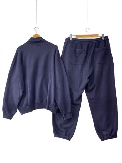 商品画像：セットアップ/XL/コットン/ネイビー/AW24BRENCT05NTL/タートルネック/刺繍ロゴ/スウェット// 2
