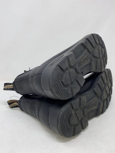 商品画像：US7/BLK/レザー/000667/サイドゴアブーツ/履きジワ有/// 4