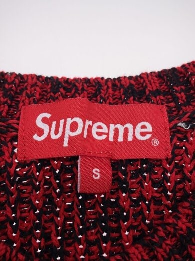商品画像：Melange Rib Knit Sweater/S/コットン/RED// 3