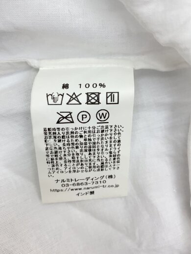 商品画像：長袖ブラウス/2/コットン/WHT// 5